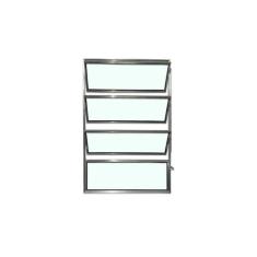 Vitro Basculante Alumínio Brilhante 1 Seção 80 X 60 Linha Esmeralda Br