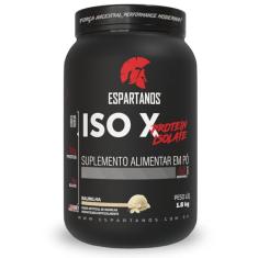 Whey Protein ISO X 100% Pure Isolate Baunilha 1800g - Espartanos