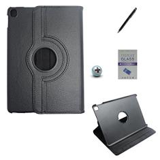 Kit Capa Case para iPad Pro 9,7 Giratória 360/Caneta Touch + Película de Vidro (Preto)