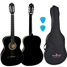 Violão Clássico Acústico Estudante Em Aço S14 Bk Preto