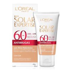 Protetor Solar Facial com Cor L'Oréal Expertise Antirrugas FPS 60 40g 40g