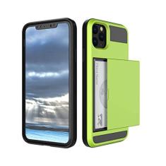 Capa de telefone com slot para cartão de crédito para iPhone 11 12 13 Pro Max XR XS Max X 8 7 Plus 13 12 Pro 13 Armor Slide Wallet Hard PC Back Cover, T7, para iPhone 13Pro Max