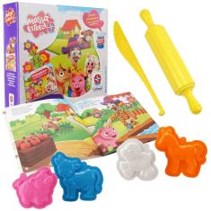 Massinha de Modelar com Livro Fazendinha Os Músicos do Bem