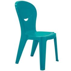 Cadeira Plástica Monobloco Infantil Vice, Tramontina, Azul