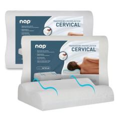 Kit 2 Travesseiros Comfort Cervical Small Espuma Viscoletastica Nasa O