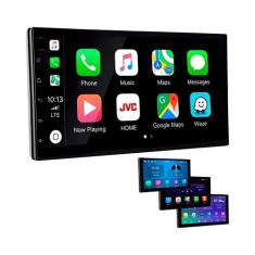 Multimídia Slim 7" Pol QLED Android 2 + 64 GB Carplay Android Auto Qua