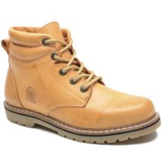 Coturno Bota Adventure Couro Natural Cla Cle, 42, Bege