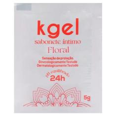 Sabonete Íntimo Em Sachê 5G Kgel, floral