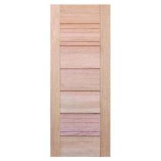 Porta de Madeira Maciça BBB Com 8 Frisos Casmavi de Cedro Arana - 2.10