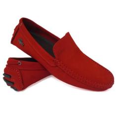 Mocassim Masculino Sapato Casual Costurado a Mão Sapatilha em couro La
