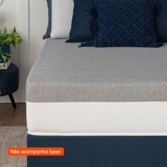 Colchão King Guldi Dream Mola Ensacada (30x193x203) Cinza e Branco