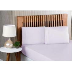 Lençol de Cama Casal 400 Fios 3 Peças 40cm Altura 100% algodao com ela