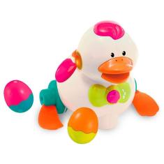 Brinquedo Educativo Bebe Pato Musical Motorizado Interativo