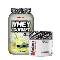 Kit Whey Protein Gourmet Pote 907g + Creatina Extreme Pump Elite Series 150g - FN Forbis Nutrition-Unissex