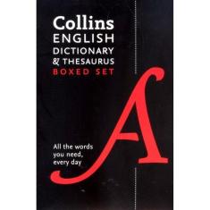 Collins English Dictionary & Thesaurus - Boxed Set (Pack Of 2) - Second Edition