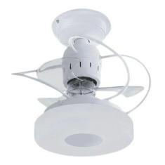 Ventilador De Teto 3 Pás Branco Compact Treviso Bivolt, Bivolt