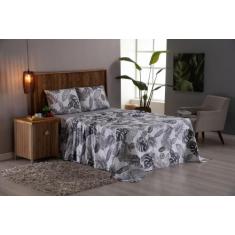 Jogo De Cama King 4 peças Lençol Micro Percal 400 Fios Estampado - Bel