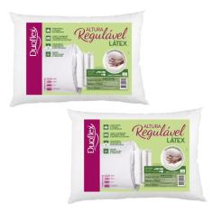 Kit 2 Travesseiros Látex Altura Regulável - Duoflex