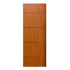 Porta de Madeira Semi-Oca Belíssima 5 Rodam Padrão Imbuia - 2.10 (A) X