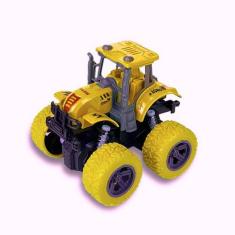 Trator Tração 4x4 C/ Motor À Fricção 360 Carro Carrinho - Faz Manobras