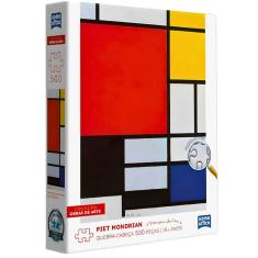Quebra Cabeça Puzzle Piet Mondrian 500 Peças Toyster
