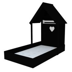 Cama Infantil Montessoriana Casinha Helena Preta