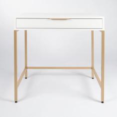 Escrivaninha Square 1 Gaveta 70cm x 48cm - Casavee, Branca