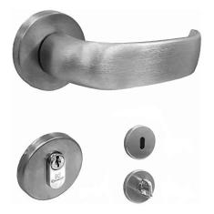 Fechadura Seno 107-z cromo acetinado 55mm banheiro - Rodrigues