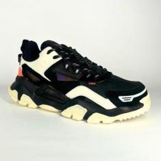 Tênis Qix Trek Preto e Branco-Masculino