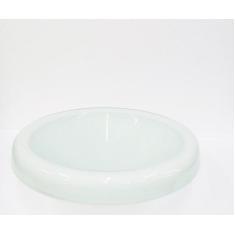 Cuba de vidro chapeu 42cm branca - Cubas e Gabinetes