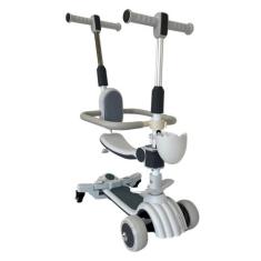 Patinete Infantil 3 em 1 com assento, apoio, luz e música - Velorad Ki