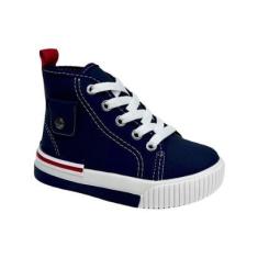 Tênis Molekinho Bebê Cano Alto 2615.116 Marinho-Unissex