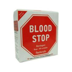 Curativo Redondo Blood Stop Com 500 Unidades