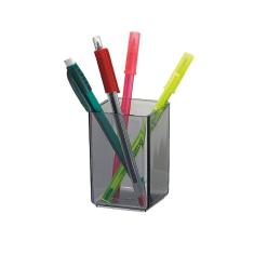 Porta Lápis De Acrílico Fumê Acrimet
