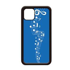 Capa Blue Movg Music 5-le Staff para iPhone 12 Pro Max para Apple Mini Mobile Case Shell