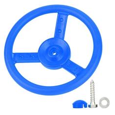 Volante durável e resistente, brinquedo de volante, para playground (azul)
