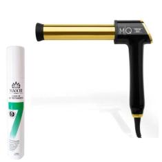 Modelador De Cachos Curling Gold 32mm Mq + Protetor Térmico Pré Modela