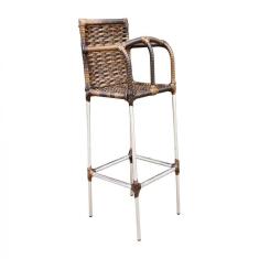 Banqueta Alta Infantil Babychair em Alumínio para Cozinha, Edícula, Balcão - Trama 