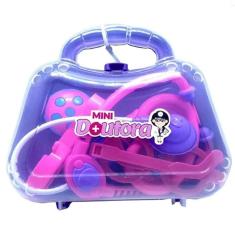 Maleta Mini Doutora Infantil Pakitoys 1268 Roxa