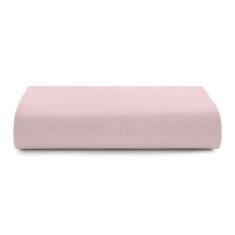 Lençol com Elástico Casal Malha Fio Penteado 100% Algodão - Rose Natural - Altenburg 