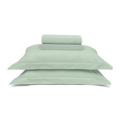 Jogo de Cama Buettner Completo Reffinata 230 Fios - 100% Algodão - Solteiro (Verde Menta)