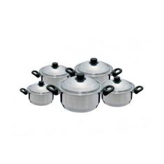 Jogo de Panelas com 5 peças em Alumínio - Nutri Family Equipamentos De