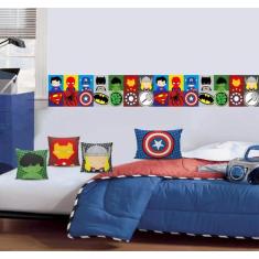 Papel Parede  The Avengers Faixa Border Adesivo Marvel - Artetik Digit