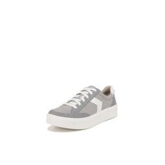 Dr. Scholl's Shoes Madison Lace Tênis Oxford feminino, Cinza/branco, 38