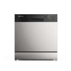 Lava-Louça Electrolux 8 Serviços Inox com Programa Lava & Seca 50 min (LS08E) 127V
