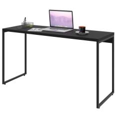 Mesa De Escritório Escrivaninha 135cm Dynamica Industrial C08 Preto ônix - Mpozenato