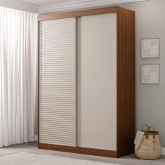 Guarda-Roupa Solteiro 2 Portas 1 Porta Ripada Samambaia CabeCasa Madei