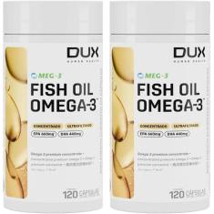 2X Fish Oil Ômega 3  120 Cápsulas  Ultra Concentrado - Dux
