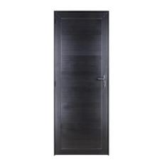 Porta de Aluminio Lambril 210 Cm X 90 Cm Abertura Direita - Esquadrisu