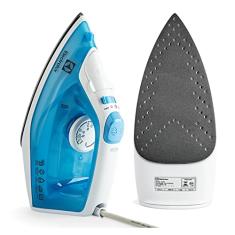 Ferro de Passar Roupa Seco e Vapor Electrolux base antiaderente vapor vertical extra anti gotejamento 1200W cabo inteligente 1,65m azul SIE60 220V